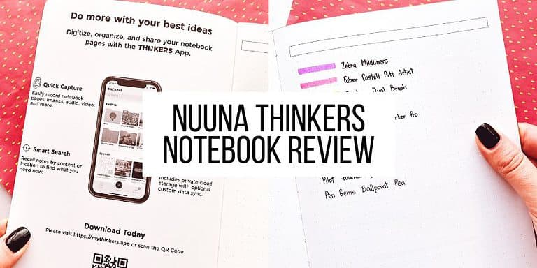 Smart Journal: Nuuna Thinkers Notebook Review