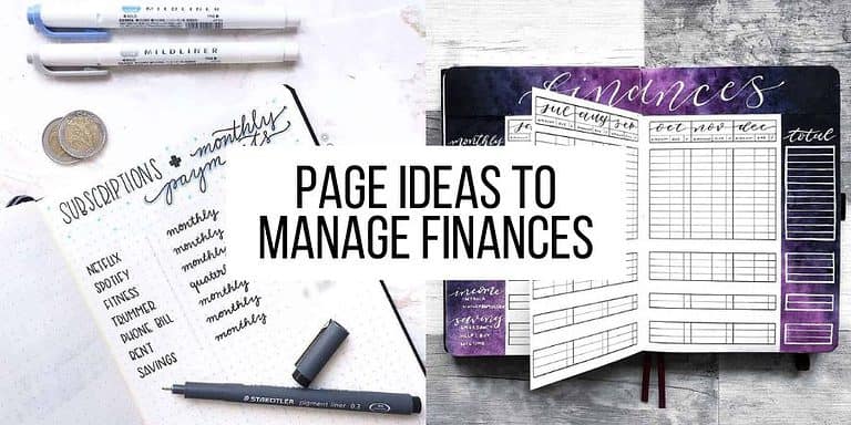 Bullet Journal Budget Tracker Ideas To Organize Your Finances
