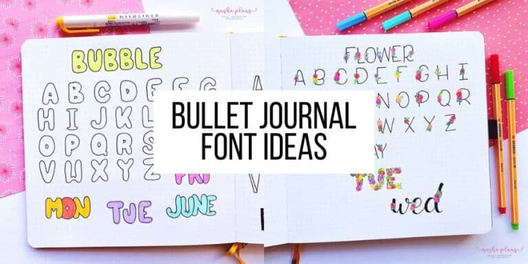 23 Bullet Journal Fonts You Need To Try Today