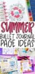 Fantastic Summer Bullet Journal Page Ideas | Masha Plans