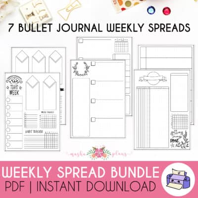5 Simple Bullet Journal Weekly Spread Tricks To Increase Productivity ...