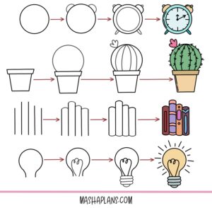 17 Easy Doodles To Draw In Your Bullet Journal: Learn To Doodle | Masha ...