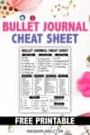 Bullet Journal Cheat Sheet For Beginners | Masha Plans