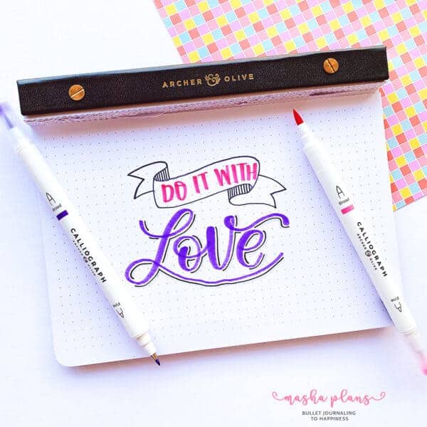 5 Engaging Lettering Exercises To Spark Creativity | Masha Plans