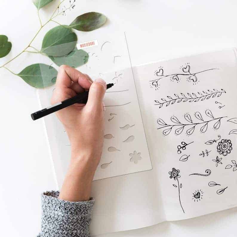 Leaves & Vines Bullet Journaling Sticker Set