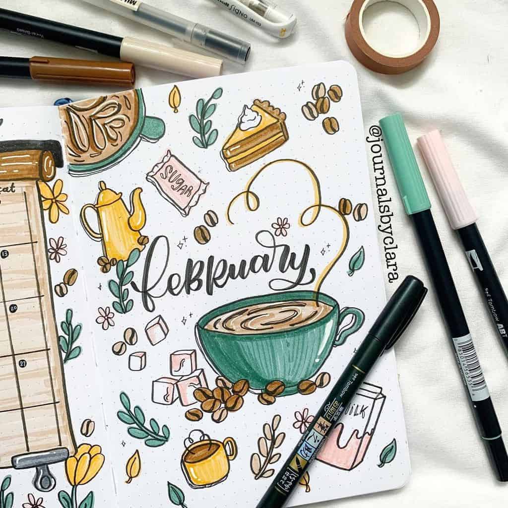 Recipe Illustration In Your Bullet Journal Using Acrylograph Pens