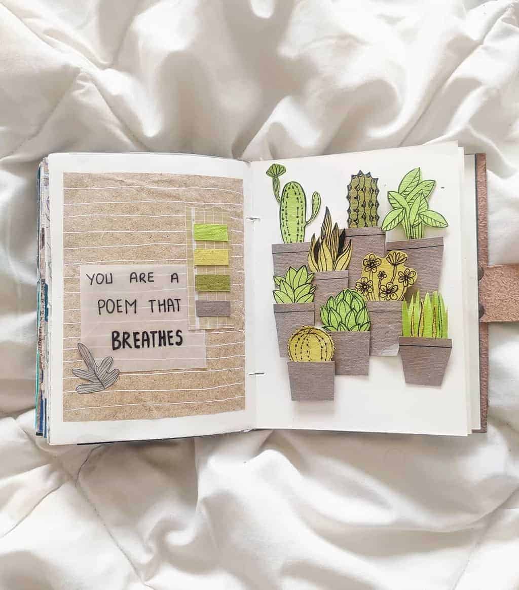 Succulent Quote Page by @journal.junks
