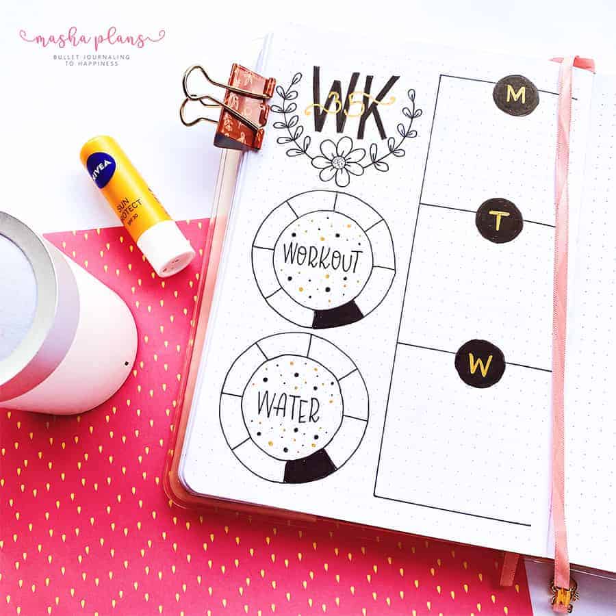 How to Use Bullet Journal Stamps to Spice Up Your Page - Planning