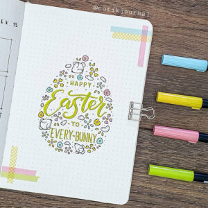 Easter Bullet Journal Ideas To Try This April | Masha Plans