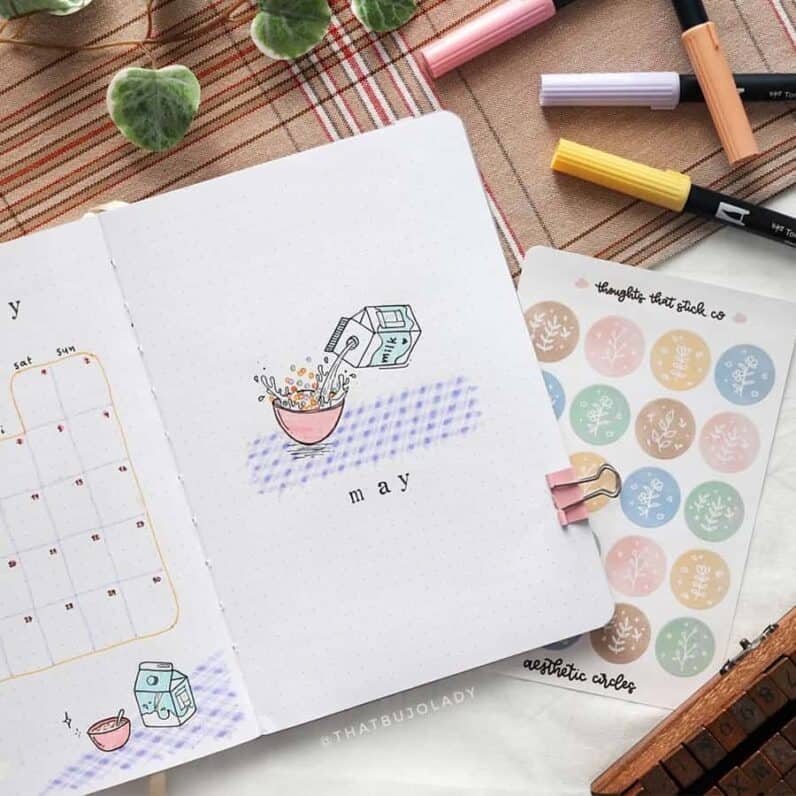 Spring Cover Page Ideas For Your Bullet Journal | Masha Plans