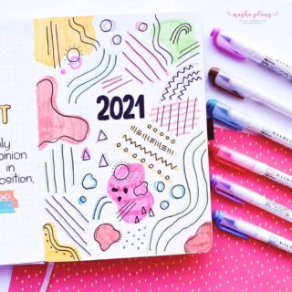 Creative Bullet Journal First Page Ideas | Masha Plans