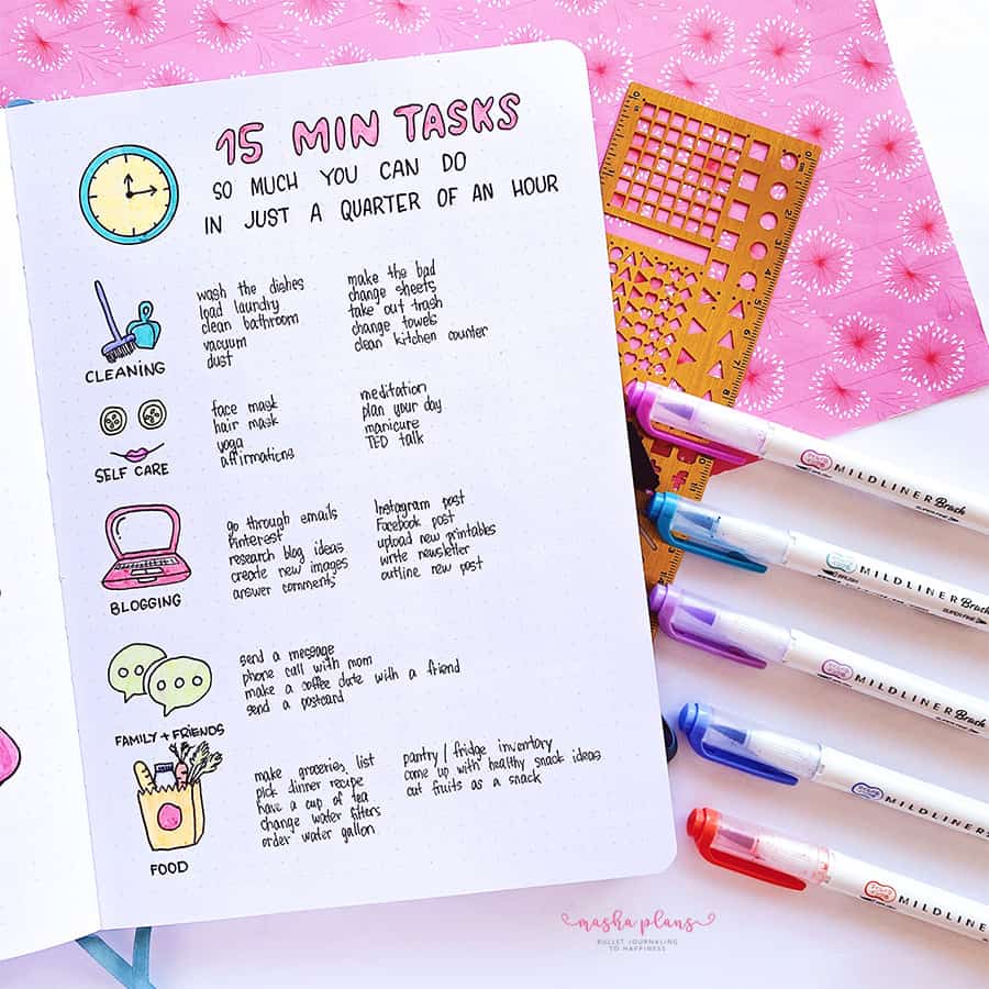 Cute, Quick & Easy Bullet Journal Cover Pages For Each Month That Take Less  Than 10 Minutes!