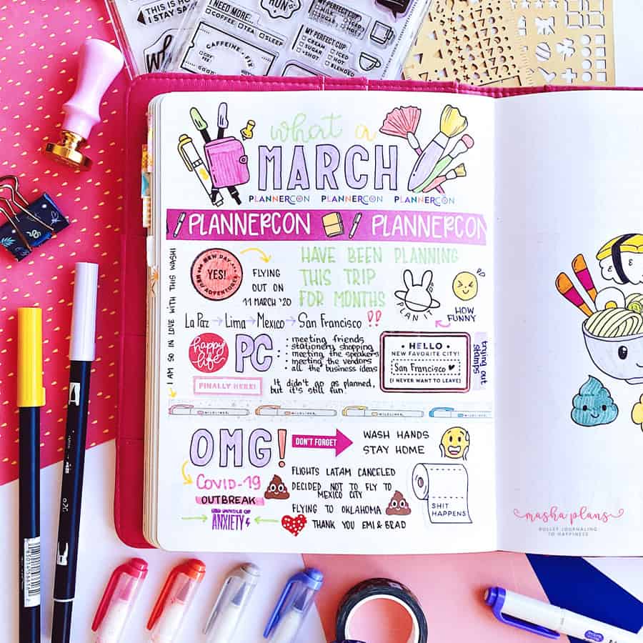My Kawaii Journal: My cute organizer for plans, ideas and dreams