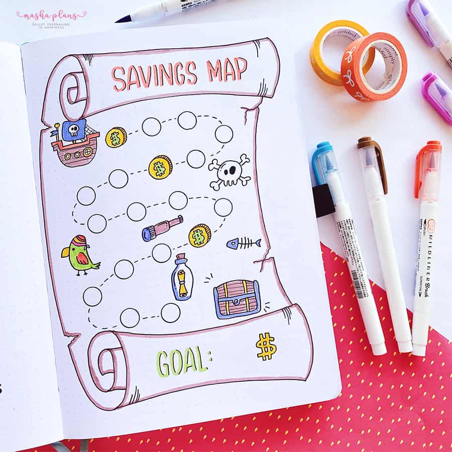 https://mashaplans.com/wp-content/uploads/2022/10/31-Bullet-Journal-Page-Ideas-savings-tracker-Masha-Plans.jpg