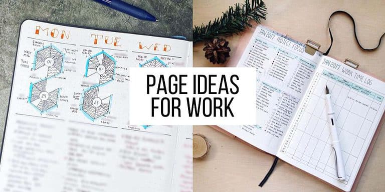 Bullet Journal Page Ideas For Work