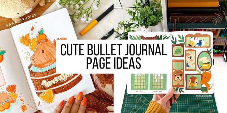 Cute Bullet Journal Page Ideas