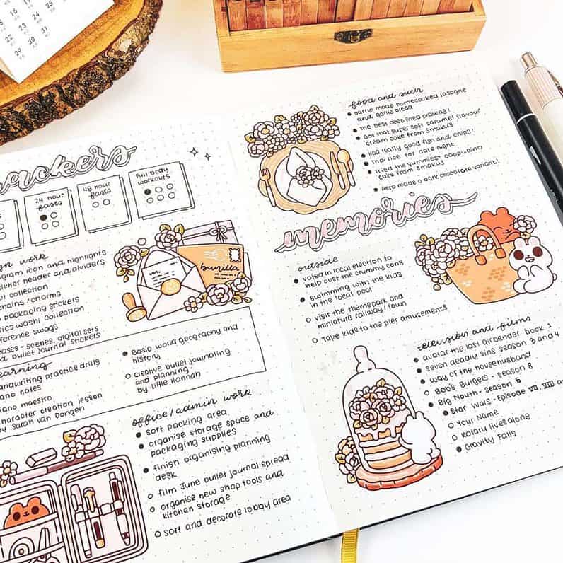 13 Cute Bullet Journal Page Ideas | Masha Plans