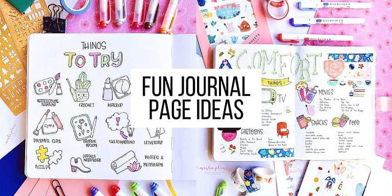Fun Bullet Journal Page Ideas