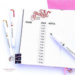 11 Party Planning Bullet Journal Page Ideas | Masha Plans