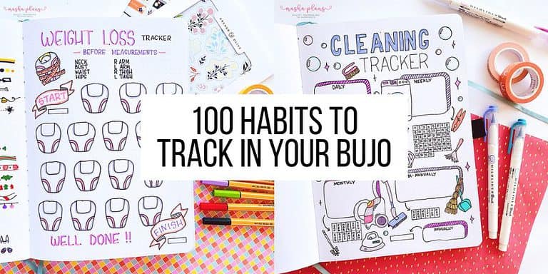 100 Habits To Track In Your Bullet Journal