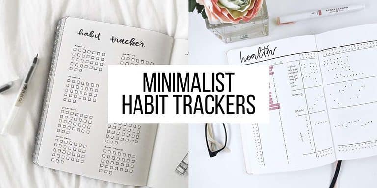 Minimalist Habit Tracker Ideas For Your Bullet Journal