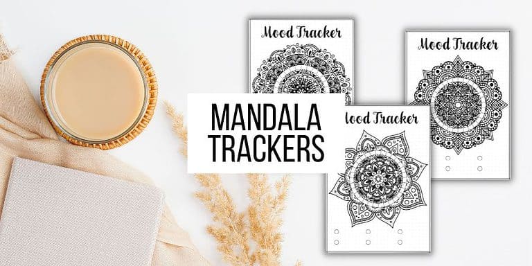 Printable Mandala Trackers For Your Bullet Journal