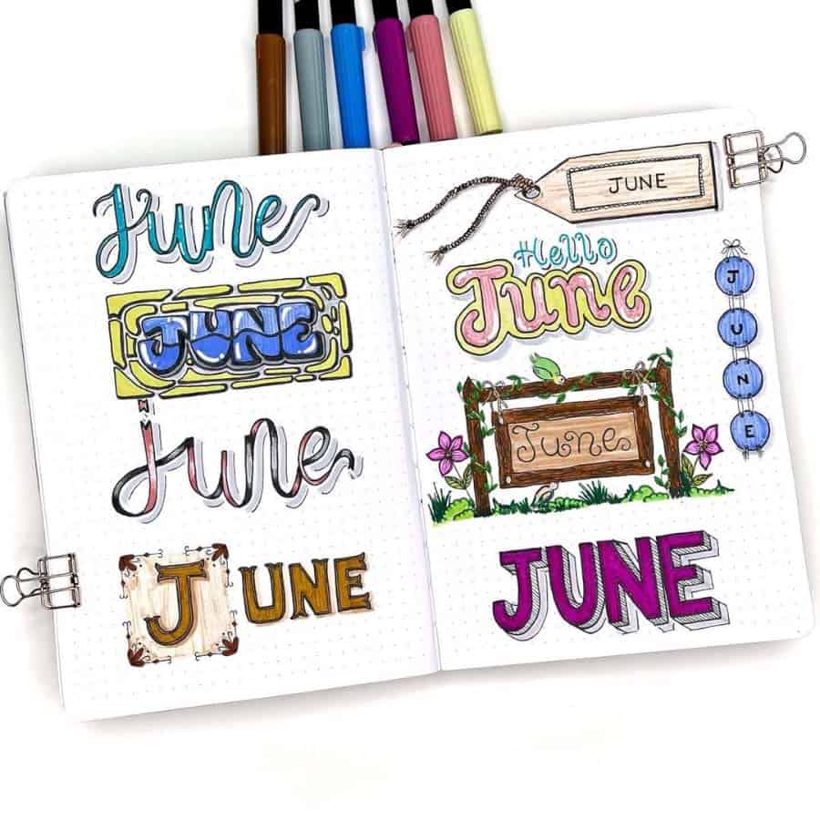 Creative Title Ideas For Your Bullet Journal | Masha Plans
