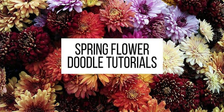 Cute & Easy Spring Flower Doodle Ideas