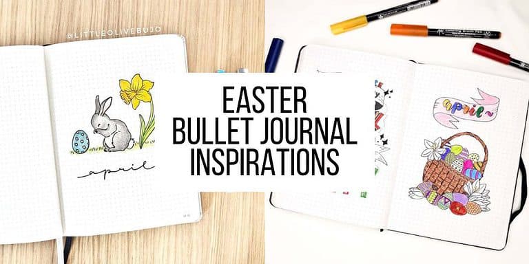 Easter Themed Bullet Journal Inspirations