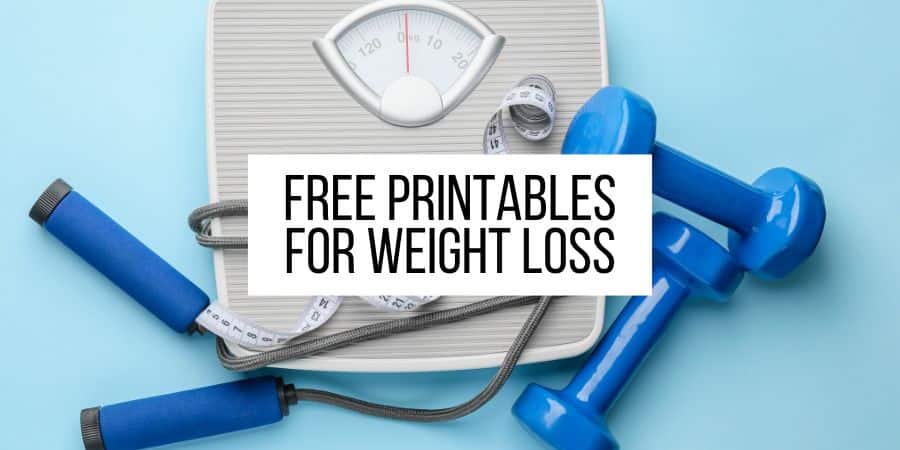 Weight Loss Printables Pink Weight Loss Tools Weight Loss 