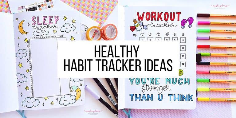 45 Healthy Habit Tracker Ideas