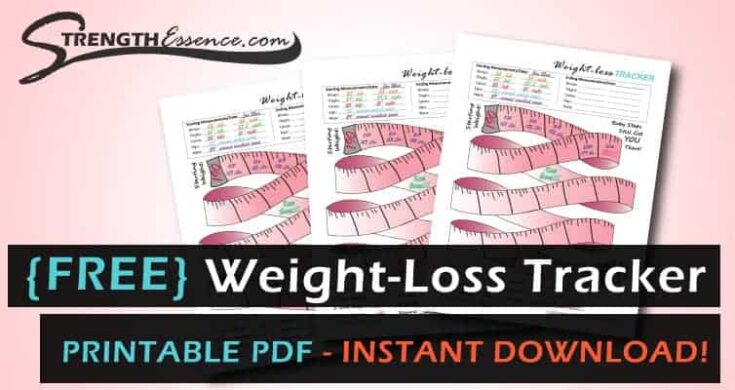 Printable Weight Loss Tracker: Downloadable Journal in PDF, PNG, and JPG  Formats to Track Your Progress · InkPx