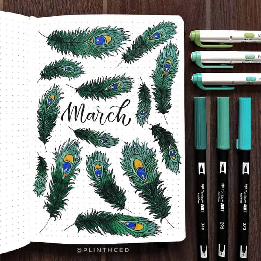 Spring Cover Page Ideas For Your Bullet Journal | Masha Plans