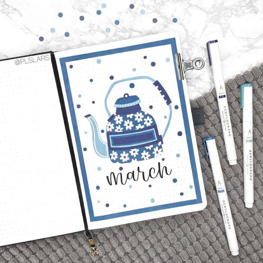 Spring Cover Page Ideas For Your Bullet Journal | Masha Plans