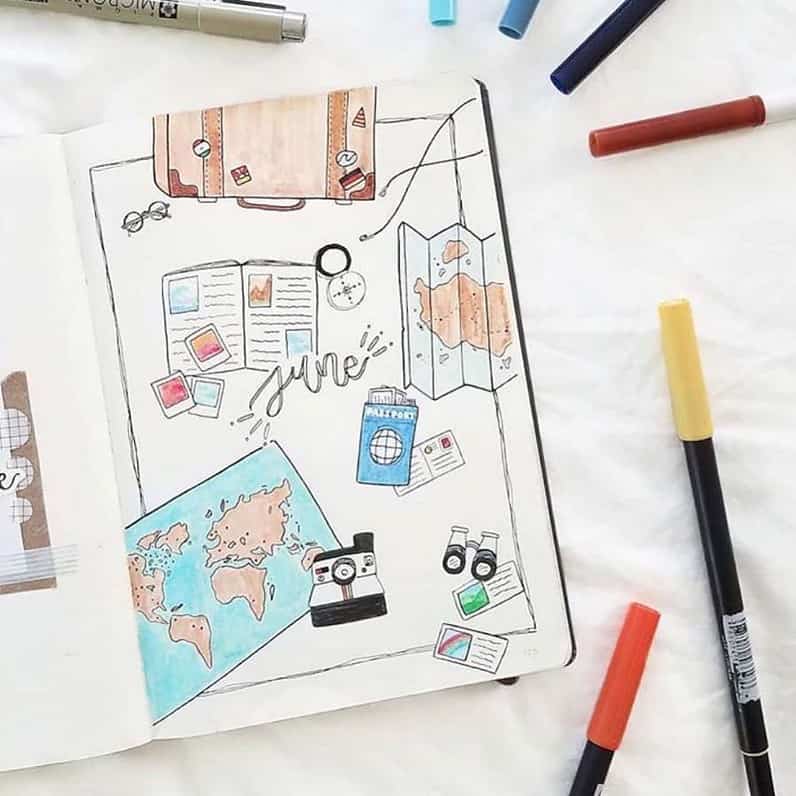 15 Summer Bullet Journal Themes