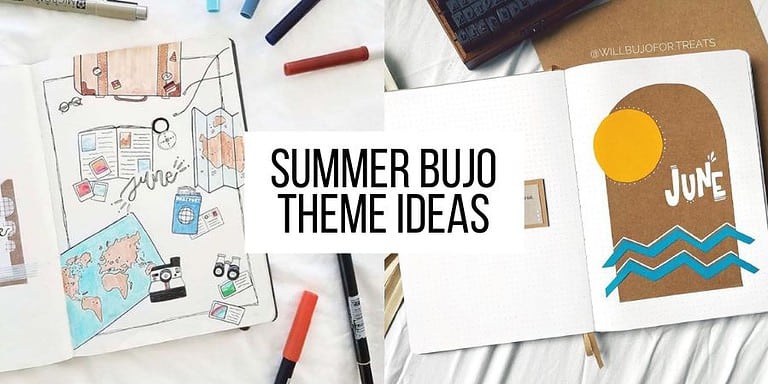 Summer Bullet Journal Themes