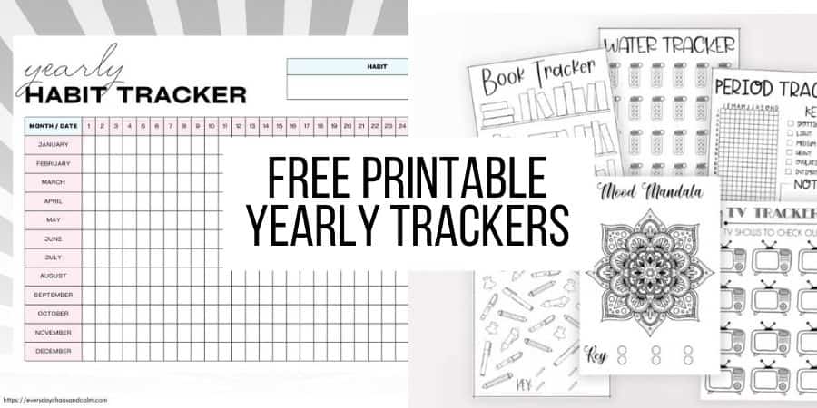Habit Tracker Bullet Journal  Free Customizable Printables