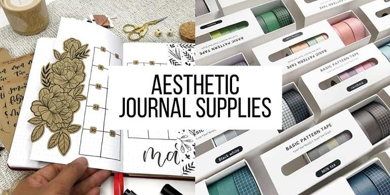 11 Aesthetic Journal Supplies To Get Right Away