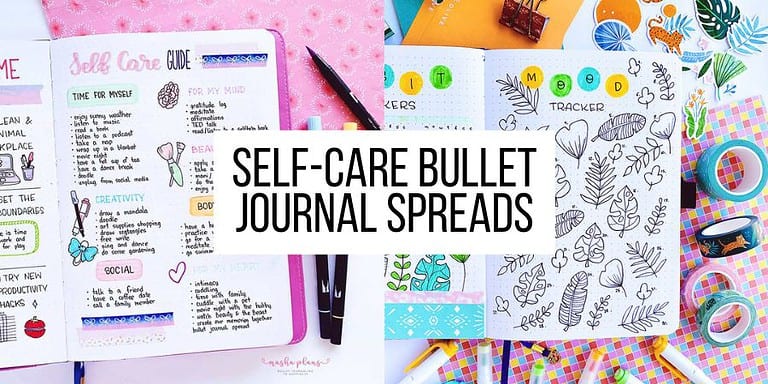 9 Blissful Self-Care Bullet Journal Spreads
