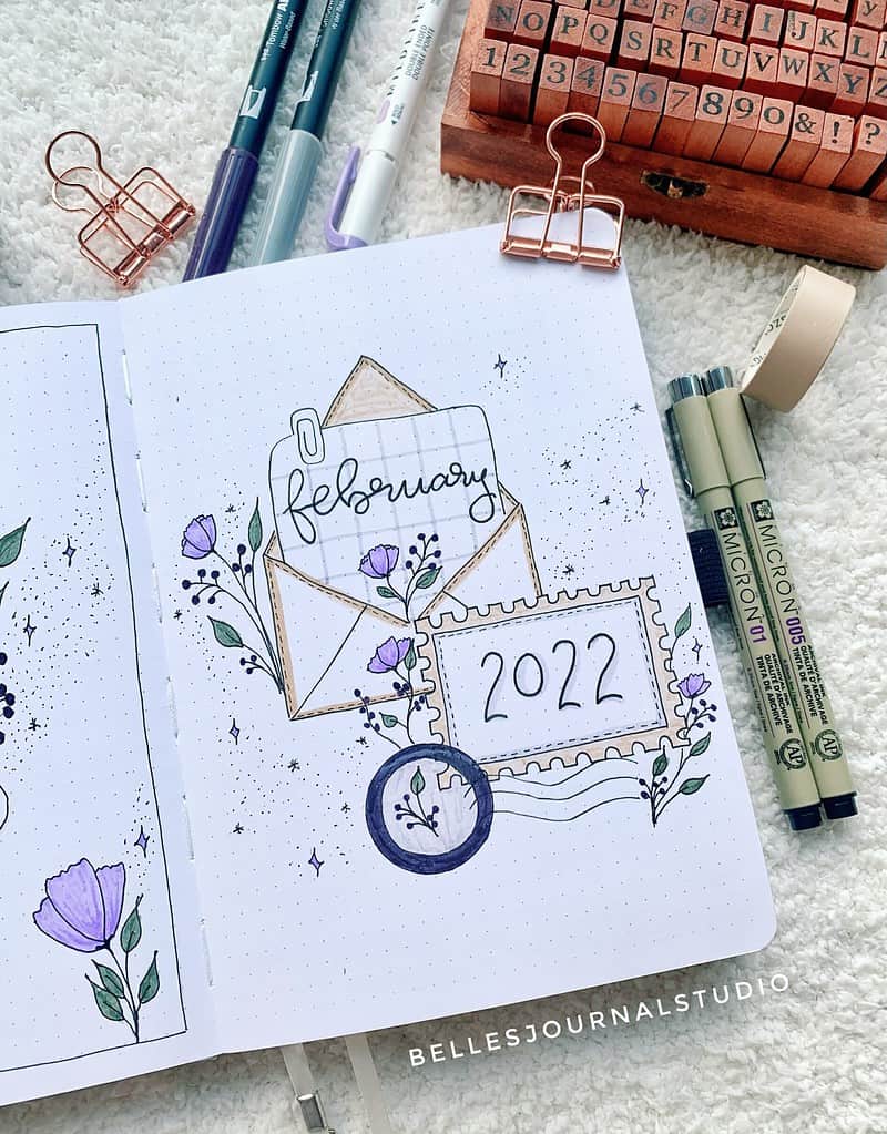Bullet Journal Monthly Cover Page Ideas | Masha Plans
