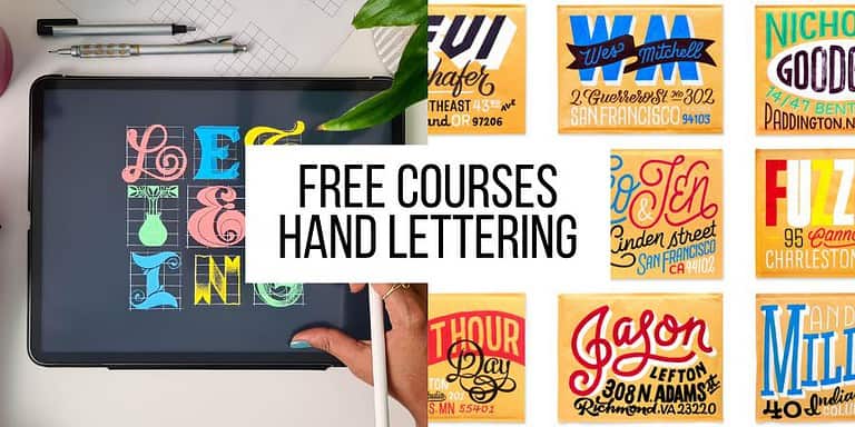 Free Courses To Learn Hand Lettering