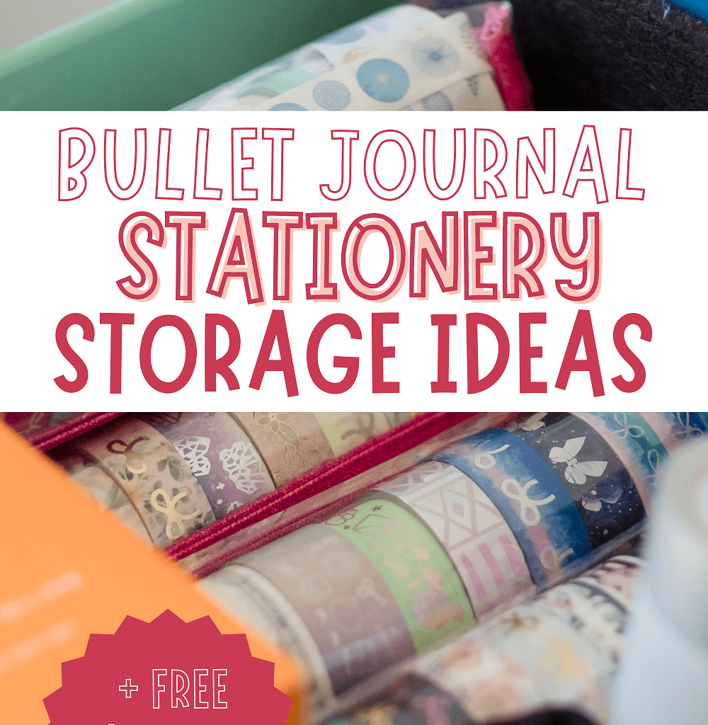11 Journaling Supplies Storage Ideas Masha Plans