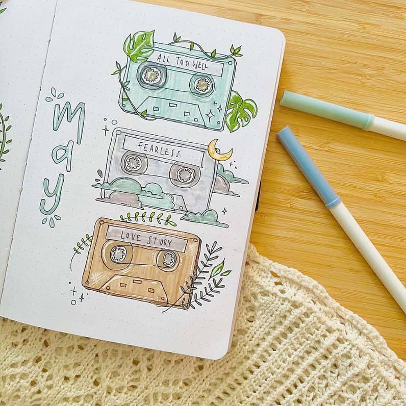 15 Stunning May Bullet Journal Cover Page Ideas | Masha Plans