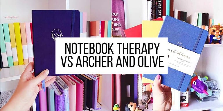 Notebook Therapy VS Archer And Olive Journal Showdown