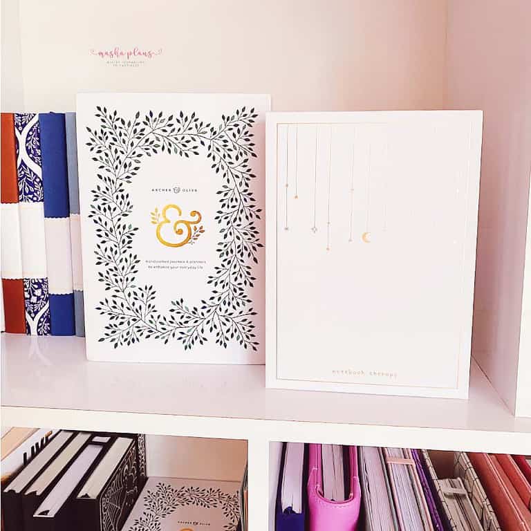 Notebook Therapy VS Archer And Olive Journal Showdown Masha Plans