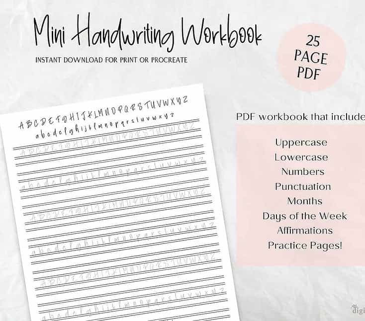 Handwriting Practice: Tracing Letters and Numbers. Print Handwriting. Handwriting Practice for Adults. [Book]