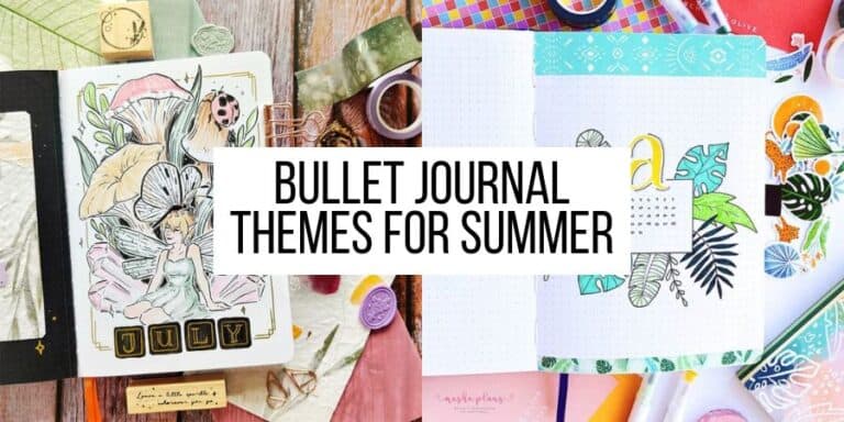 11 Inspiring Bullet Journal Themes For Summer