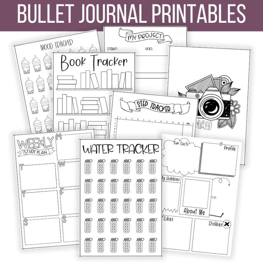 Free Printable Bullet Journal Stickers