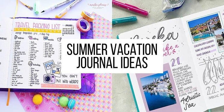 11 Creative Summer Vacation Journal Ideas