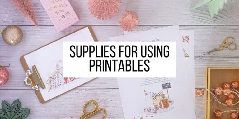 Supplies For Using Bullet Journal Printables